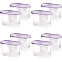 BestLivings Frischhaltebox Schüttdose 1,4 Liter 8er Pack / Lila