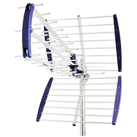 Libox LB-1000 Antenne 16,5 dB Typ F 16,5 cm Blau/Silber