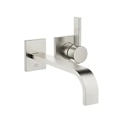 Dornbracht Mem Fertigmontageset 36862782-06 für Waschtisch-Wand-Einhandmischer, ohne Ablaufgarnitur, platin matt
