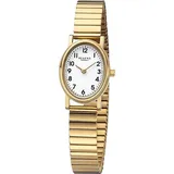 REGENT Damen Armbanduhr Analog Edelstahlarmband gold URF1362