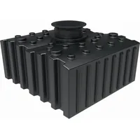 Greenlife Regenwasser-Flachtank 5.000 l mit Ausgleichsdom und begehbarer Abdeckung