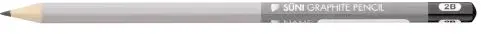 ICO Igel: Dreieckiger Graphitstift - 2B, grau