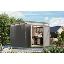 Karibu Titanium 3,5 2,90 x 2,92 m Grau