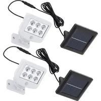 Monzana Solar-Wandlampe 3er-Set Bewegungsmelder