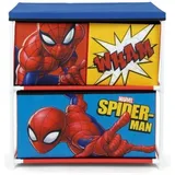 Arditex Aufbewahrungsbox 53 x 30 x 60 cm 3-tlg. Blau/Rot