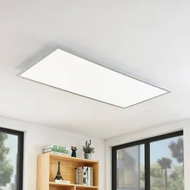 LINDBY Zento 1-flammig eckig grau Aluminium