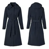Basil Mosse Fahrrad regen trenchcoat frauen blau blau M