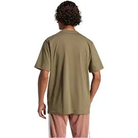 adidas Essentials Linear Single T-Shirt khaki/schwarz - XS