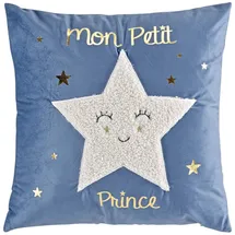 Douceur d'intérieur - Dekokissenbezug Für Kinder, Samt, 40 X 40 cm, Wohntextilien, Kissen, Dekokissen