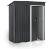 Juskys Gerätehaus S 1,61 x 0,86 m anthrazit