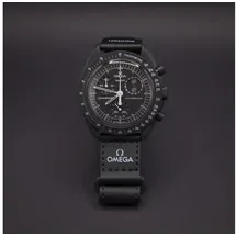 Swatch x Omega Mission To The Moonphase Snoopy Black