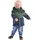 KILLTEC Unisex Fisw 3 Mns Jckt Skijacke Funktionsjacke mit Kapuze und Schneefang, dunkel waldgrün, 98-104 EU
