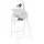 Chicco Crescendo Hochstuhlwippe für Babys, zwei Liegepositionen, Polsterung aus Bio-Baumwolle, abnehmbar und waschmaschinenfest, mit Hängespielzeugstange, bis zu 9 kg, grau