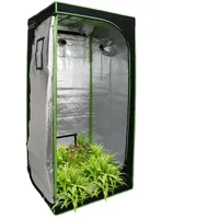 Jiubiaz Growzelt Growbox Gewächshaus Indoor Pflanzenzelt 80*80*180CM