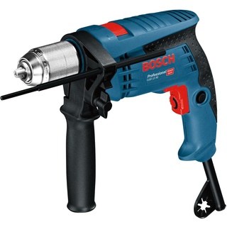 Bosch Professional Schlag-Bohrmaschine GSB 13 RE (600 Watt, Zubehör-Set, im Karton)