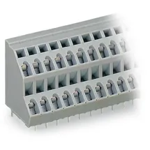 WAGO 736-124 Doppelstockklemme 2.50 mm2 Polzahl 48 Grau 14 St.