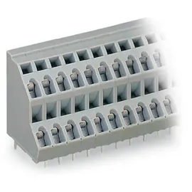 WAGO 736-124 Doppelstockklemme 2.50 mm2 Polzahl 48 Grau 14 St.