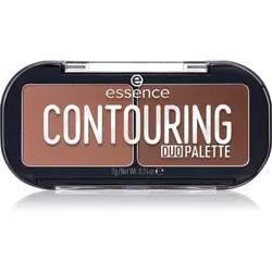 essence CONTOURING DUO PALETTE Konturier-Palette für die Wangen Farbton 20 Darker Skin 7 g