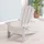 roba Outdoorstuhl Deck Chair 51 x 51 x 60 cm grau