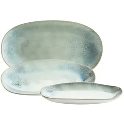 Mäser Servierplatten-Set, Steinzeug Frozen