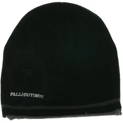 Fall Out Boy Beanie kuschelige doppellagige Strickmütze stylische Mütze Fan-Artikel KC106746FOB Schwarz - 