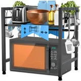 CLP Mikrowellenregal Marana 2-stufig 0 x 0 x 0 cm Schwarz