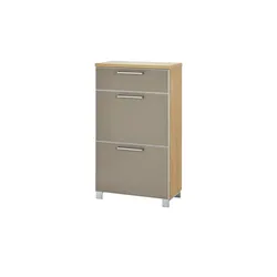 Schuhschrank   ¦ beige ¦ Maße (cm): B: 61 H: 108 T: 31.0