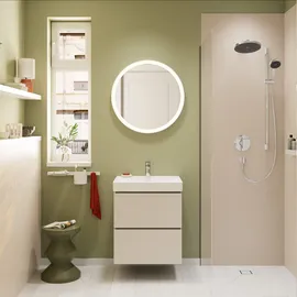 Hansgrohe Xilesa E 580x470mm, 2 Schubkästen, sandbeige matt