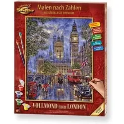 SCHIPPER 609130873 Malen nach Zahlen Vollmond über London