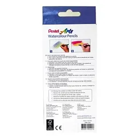 Pentel Aquarellstifte 1 Set 12 St. Mehrfarbig