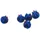 Kludi Markierungsstopfen 93092100-00 Rot-Blau chrom