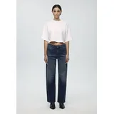 Mavi Gerade Jeans "TAYLOR", Damen, Gr. 30, Länge 32, tiefblau denim, 99% Baumwolle, 1% Elasthan, gerade normal, Jeans, Denim Pants