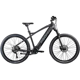 Agon Alpha E Bike Mountainbike Herren oder Damen 170 - 190 cm Pedelec 27,5 Zoll dunkelgrau