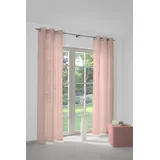 Wirth Vorhang WIRTH "Sunday" Gr. 2, rosa, B:141cm H:175cm, Jacquard, Baumwolle, Polyester, Gardinen, nach Maß