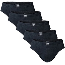 CECEBA Herren Slips, Vorteilspack - Sport Slip Basic, Baumwolle, M-3XL, einfarbig Schwarz M