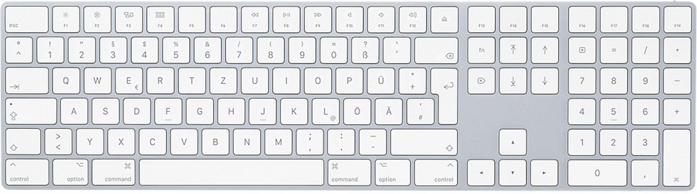 Apple Magic Keyboard MQ052D/A Apple-Tastatur grau