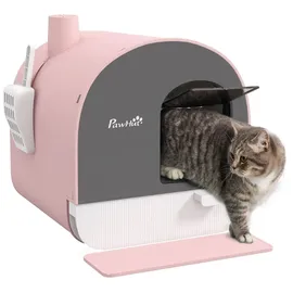 PawHut Katzentoilette 43 x 44 x 47 cm Rosa