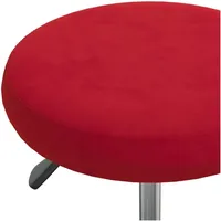 vidaXL Massagehocker Samt 0 x 0 x 0 cm Weinrot