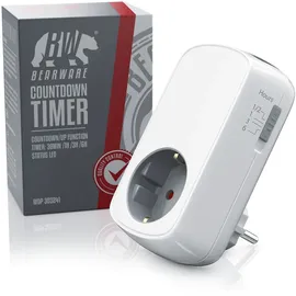 CSL Countdown Timer Zeitschalter mit Kindersicherung Countup- und Countdown-Timer