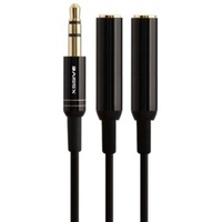 COFI 1453 Aux 3.5mm Headphone Splitter Universal Dual Port