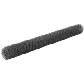 vidaXL Drahtzaun 1500 x 150 cm Grau/Stahl