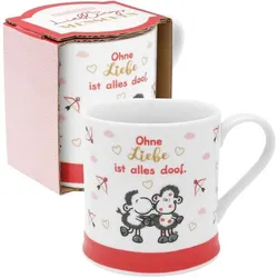 Sheepworld Tasse Motiv 'Ohne Liebe ist alles doof'