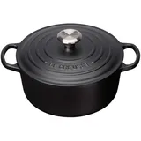 Le Creuset Signature Bräter 26 cm rund schwarz