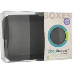 8 `Circulware by Haval` Mehrweg-Schalen Mix & Match eckig 4,7 cm x 15,6 cm x 23,4 cm schwarz