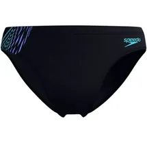 Speedo Badehose Tech Panel Schwarz/Blau 4