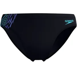 Speedo Badehose Tech Panel Schwarz/Blau 4