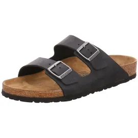 Birkenstock Arizona Nubukleder geölt schwarz 41