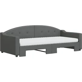vidaXL Tagesbett 90 x 200 cm Dunkelgrau