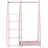 [en.casa] Vestnes Kindergarderobe 114x77x30 cm Cotton Candy/Weiß