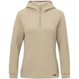 Jako Damen Zip Hoodie Pro Casual, Beige, 36